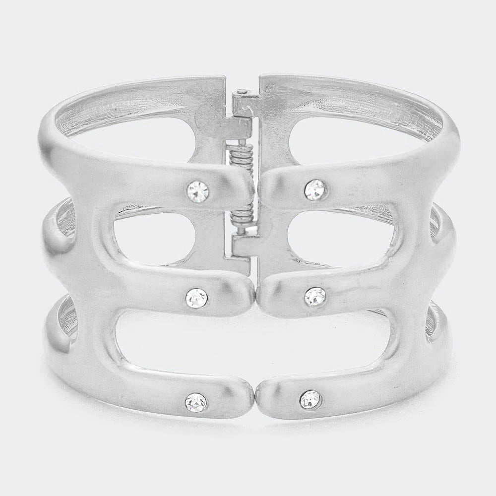 Hinged Metal Bracelet