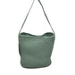 Woven Bucket Hobo Bag with Wide Shoulder Strap