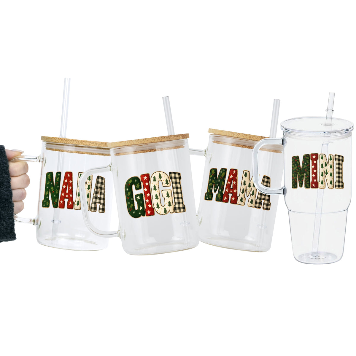 Christmas Mama & Mini Cup Set