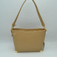 Quilted Diamond Pattern Shoulder Bag with Bottom Corner Accents