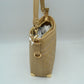 Quilted Diamond Pattern Shoulder Bag with Bottom Corner Accents