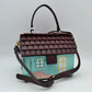 Whimsical House Shaped Top Handle Crossbody Handbag