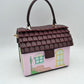 Whimsical House Shaped Top Handle Crossbody Handbag