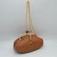 Ruched Kiss Lock Clutch Shoulder Bag with Detachable Gold Chain Strap