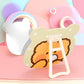 Bear Animal Character Printed Table Mirror