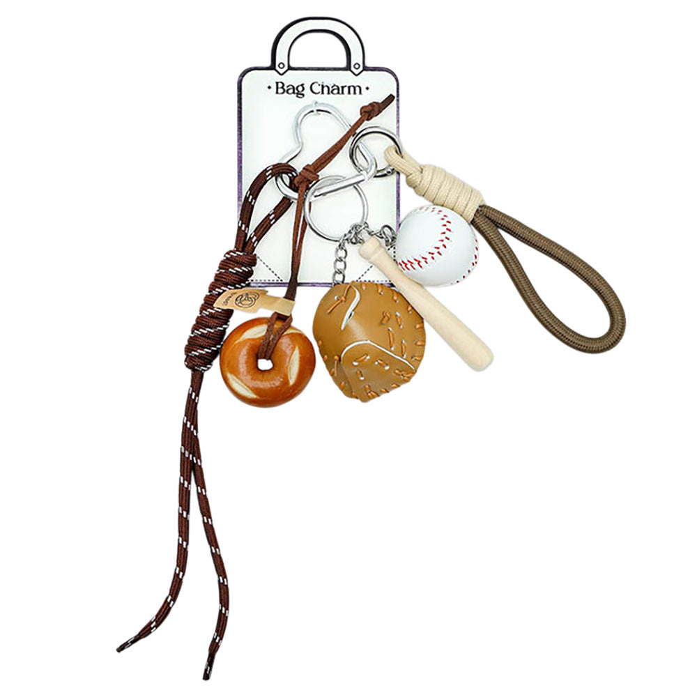 SECRET BOX_Pretzel Bread Baseball Mixed Charm Bag Accessory
