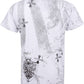 Cross and Vines Short Sleeve V-Neck Cotton Mens Fashion T-Shirt