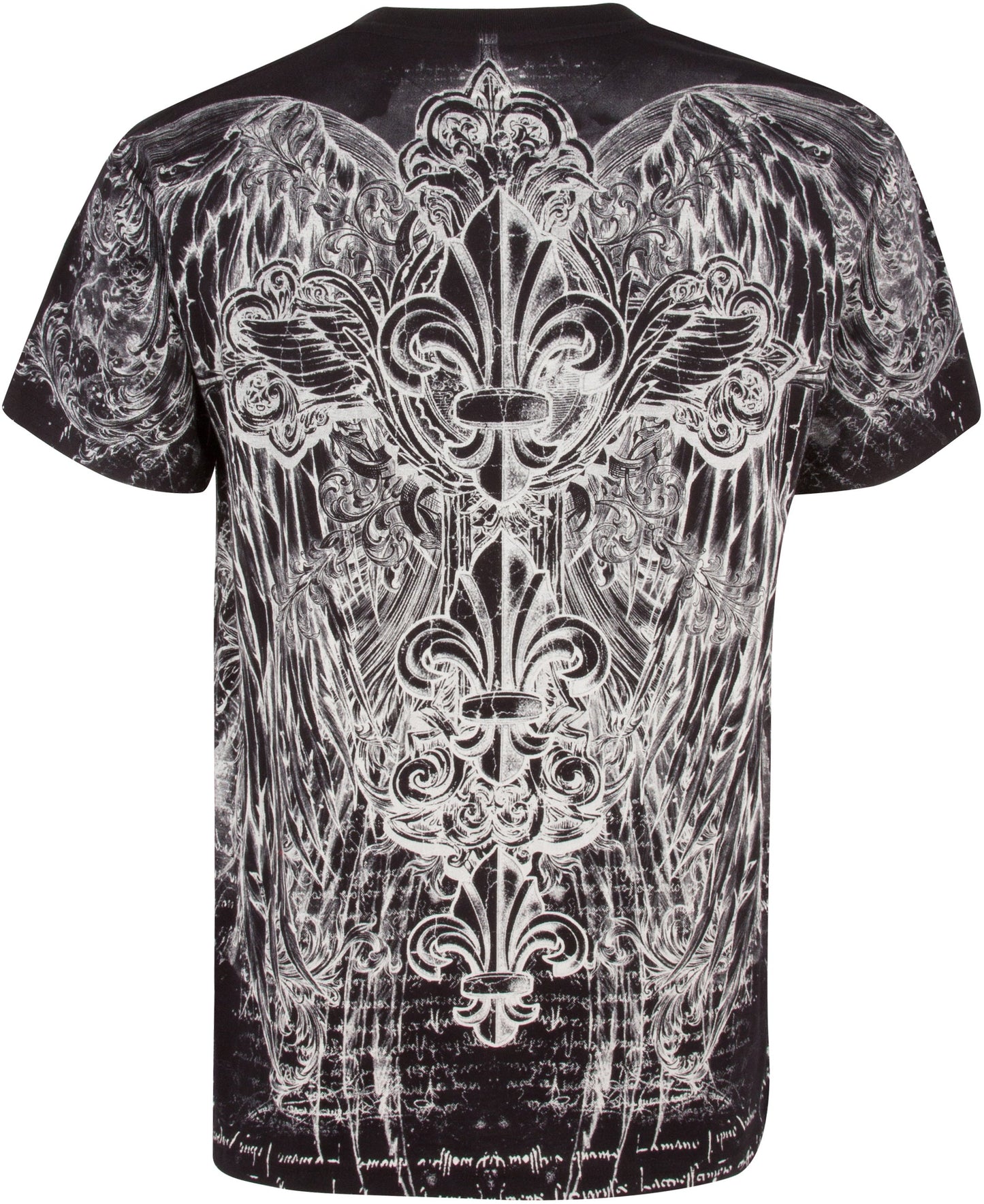 Sakkas Vines and Fleur De Lis Cotton Mens T-Shirt