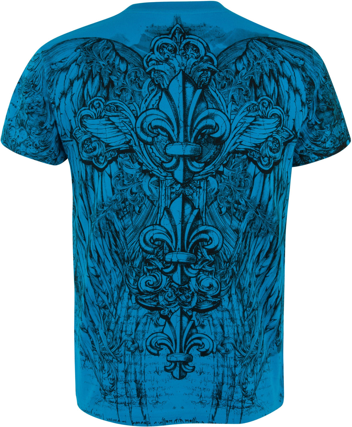 Sakkas Vines and Fleur De Lis Cotton Mens T-Shirt