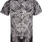 Sakkas Vines and Fleur De Lis V-Neck Mens T-Shirt