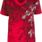 Sakkas Vines and Fleur De Lis V-Neck Mens T-Shirt