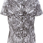 Sakkas Vines and Fleur De Lis V-Neck Mens T-Shirt