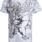 Sakkas Eagle,Sword and Chains Cotton Mens T-Shirt