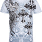 Sakkas Cross, Sword and Shield Cotton Mens T-Shirt