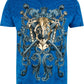 Sakkas Kings Glory Metallic Embossed Mens Fashion T-Shirt