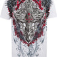 Sakkas Saints Glory Metallic Embossed Mens Fashion T-Shirt