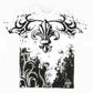 Sakkas Fleur de Lis Tree Branches Metallic Silver Embossed Cotton Mens T-Shirt