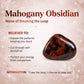 El Rompe Autosabotaje - Pulsera de Obsidiana Caoba