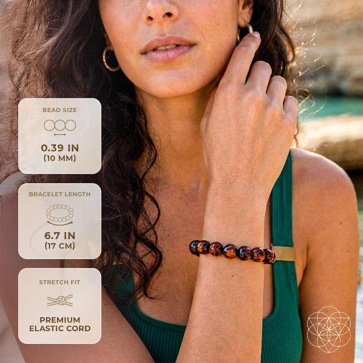 El Rompe Autosabotaje - Pulsera de Obsidiana Caoba