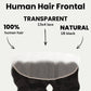 Malaysian Body Wave 13x4 Transparent Lace Human Hair Frontal
