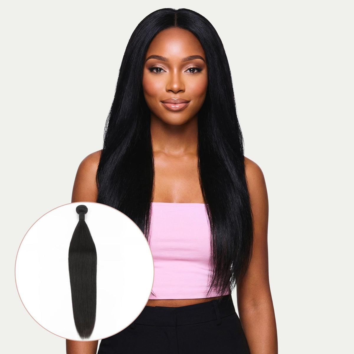 Extensiones de cabello 100% humano liso malasio