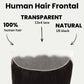 Malaysian Straight 13x4 Transparent Lace Human Hair Frontal