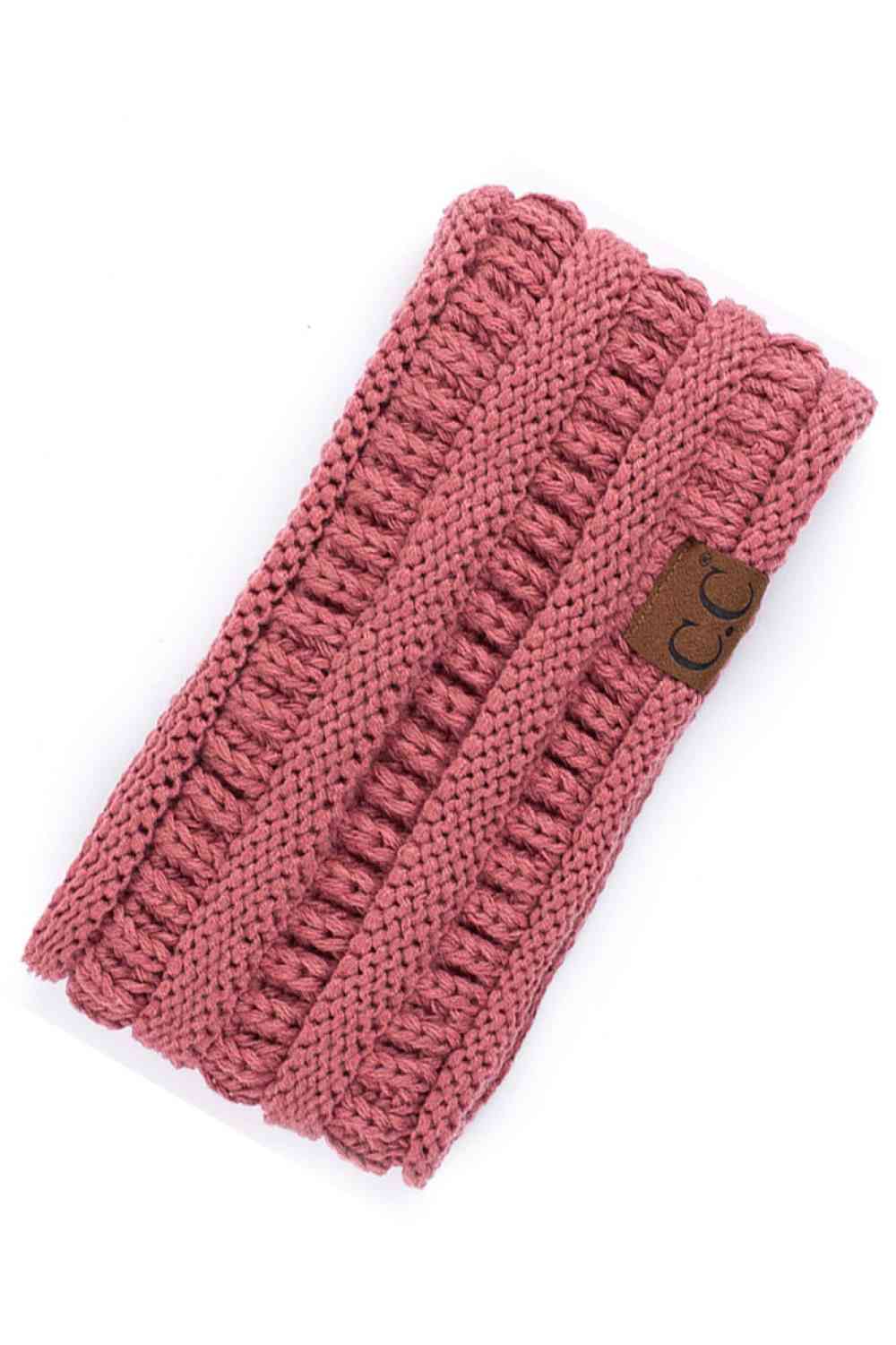 C.C Solid Ribbed Headwrap