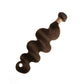 Extensiones de Cabello Humano 100% Ondulado Marrón Medio