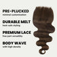 Medium Brown Body Wave 5x5 HD Lace Human Hair Closure