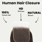Medium Brown Body Wave 5x5 HD Lace Human Hair Closure
