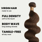 Extensiones de Cabello Humano 100% Ondulado Marrón Medio