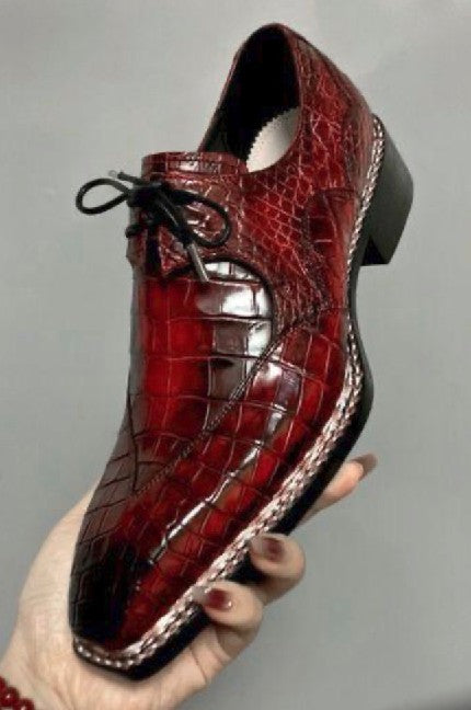 Maurice Memphis Alligator Oxford - Burdeos