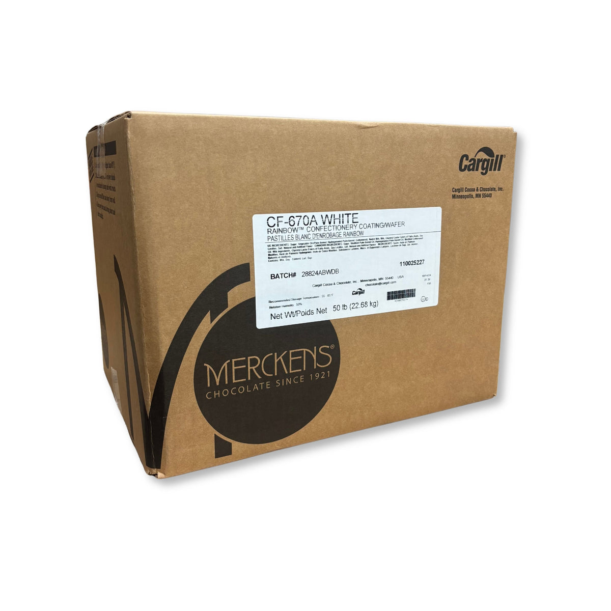 Cobertura para caramelos y obleas derretibles con sabor a vainilla blanca de Merckens – Bolsa de gran valor