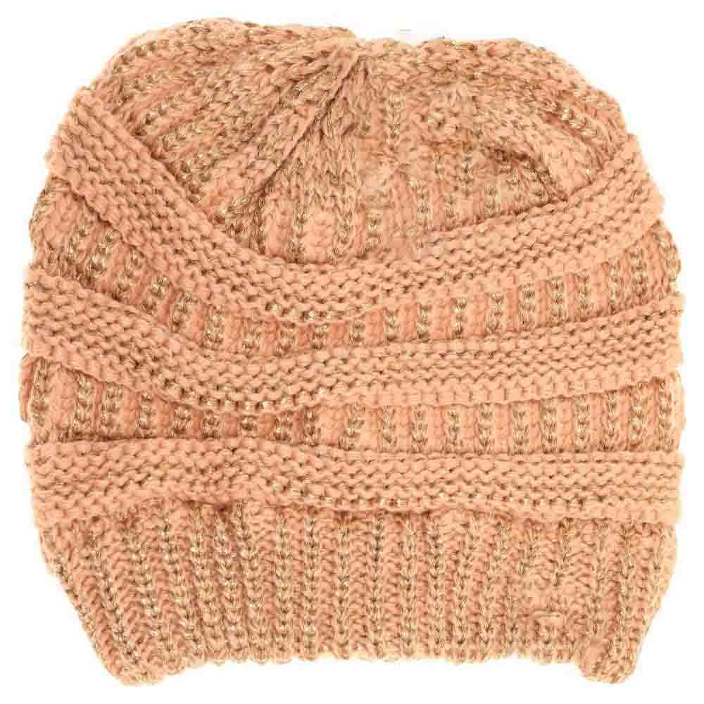 Metallic C.C Beanies