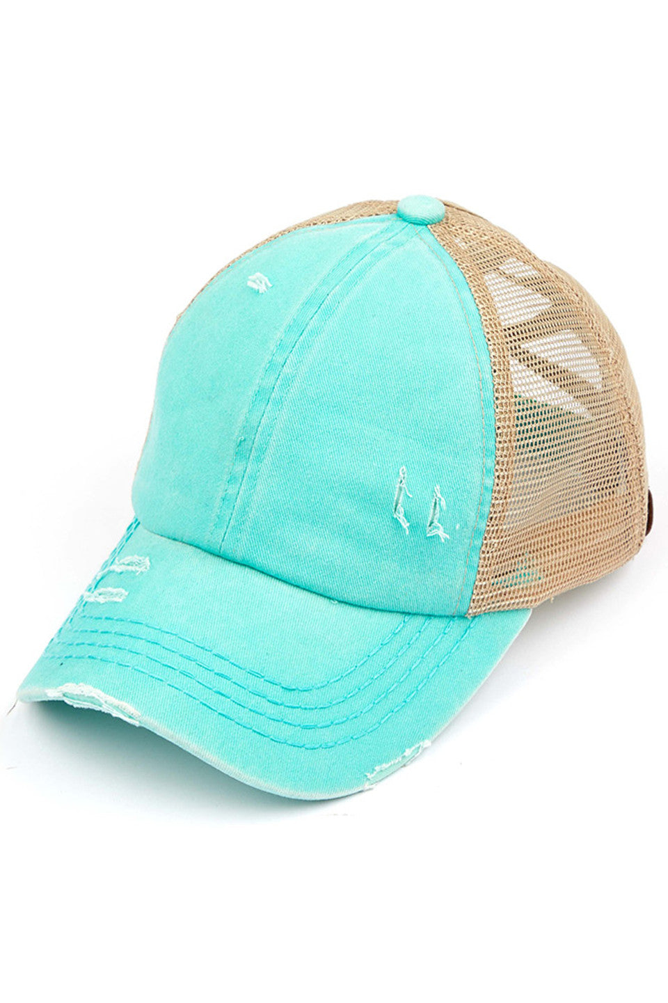 C.C Women's Baseball Ponytail Cap
