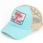 C.C Women's Sunshine & Lake Time Patch Ponytail Cap