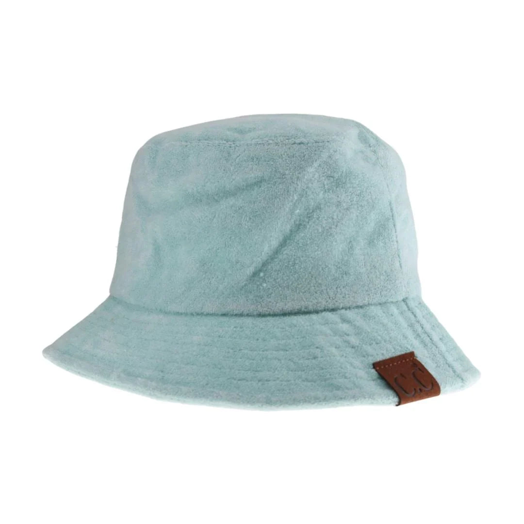 C.C Women's Terry Cloth Bucket Hat