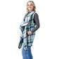 Fashionable Plaid Check Vest With Pocket