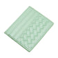 Faux Leather Basket Weave Card Holder Wallet