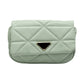 Faux Leather Rectangle Clutch Crossbody Bag