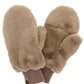 C.C Women's Faux Fur Pop Top Mittens Gloves Shepherd Lining