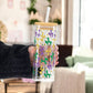Balloon Dog Mardi Gras Glass Cups