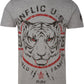 Sakkas Anton Mens Crew-neck  Short Sleeve Cotton T-shirt Large Monogram
