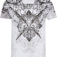 Sakkas Radley Metallic Contrast Wing Mens T-Shirt