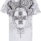 Sakkas Kellan Mystic Eagle And Celtic Cross Graphic Mens T-Shirt