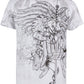 Sakkas Kellan Mystic Eagle And Celtic Cross Graphic Mens T-Shirt