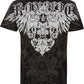 Sakkas Kevin Eagle Wide Wing Printed Mens T-Shirt