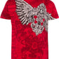 Sakkas Kevin Eagle Wide Wing Printed Mens T-Shirt