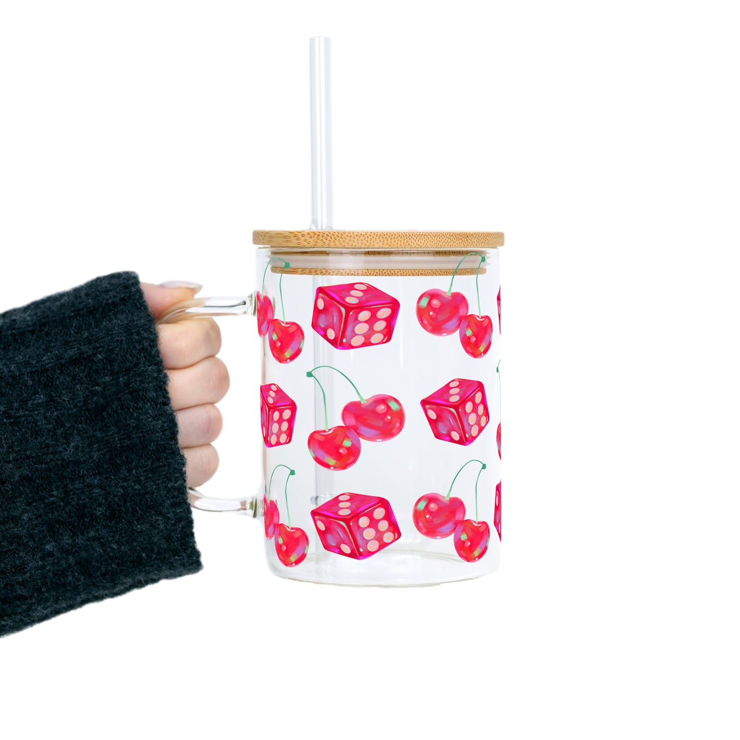 Lucky Girl Glass Cups