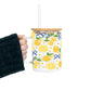Spring Lemons Glass Cups
